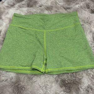 Fabletics Vibrant Green Athletic Shorts